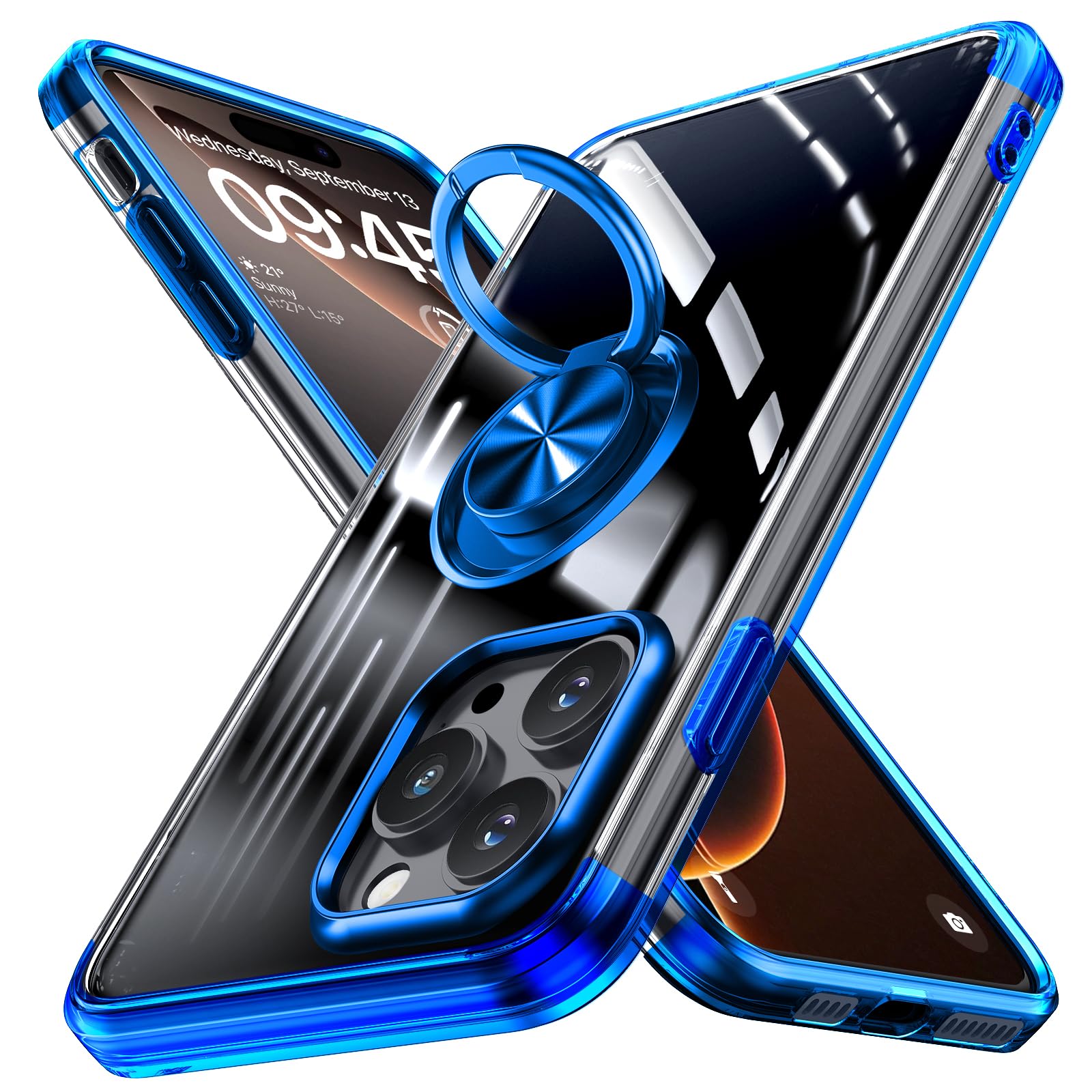 Amazon.co.jp: iPhone 12 Pro Max ケース リング付き クリア